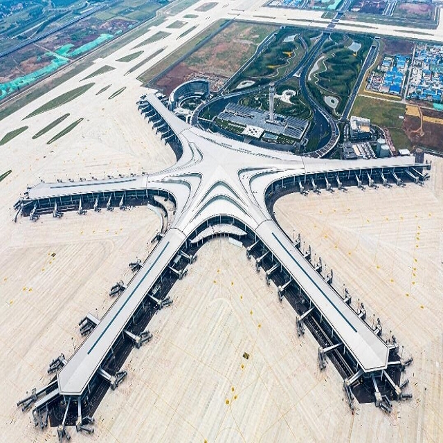 مطار تشينغداو جياودونغ الدولي لبناء الهيكل