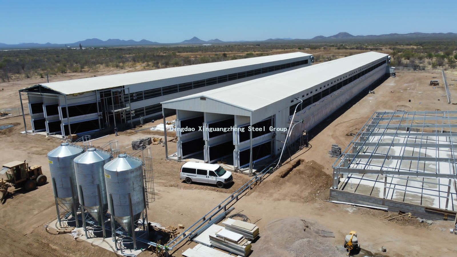 مكسيكو جميع الجلفن المبنى المسبق للطبقة الصلب مع أقفاص (1)