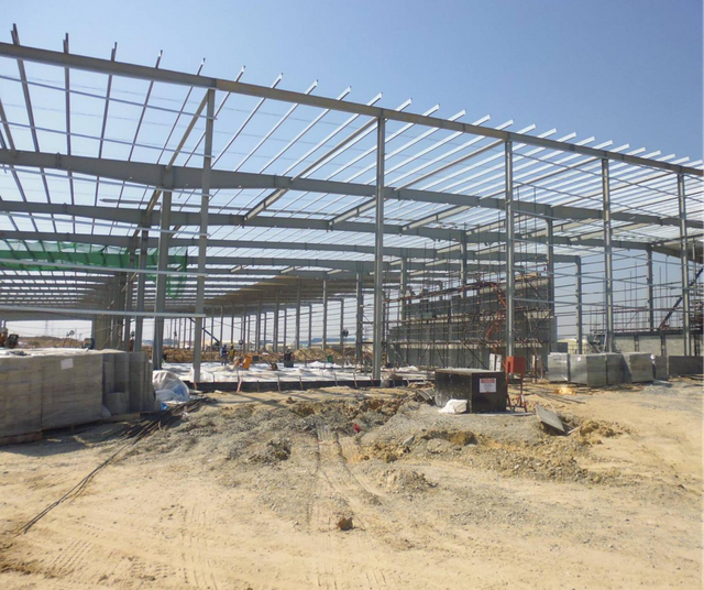 هيكل الصلب ورشة عمل معدلة بناء ورشة عمل الصلب تخزين