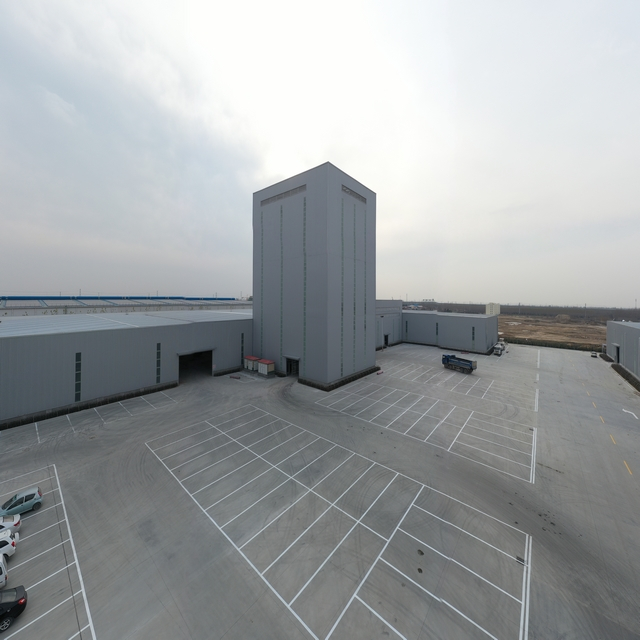 إطار الصلب الشاهق لورشة عمل مصنع الخرسانة التجارية