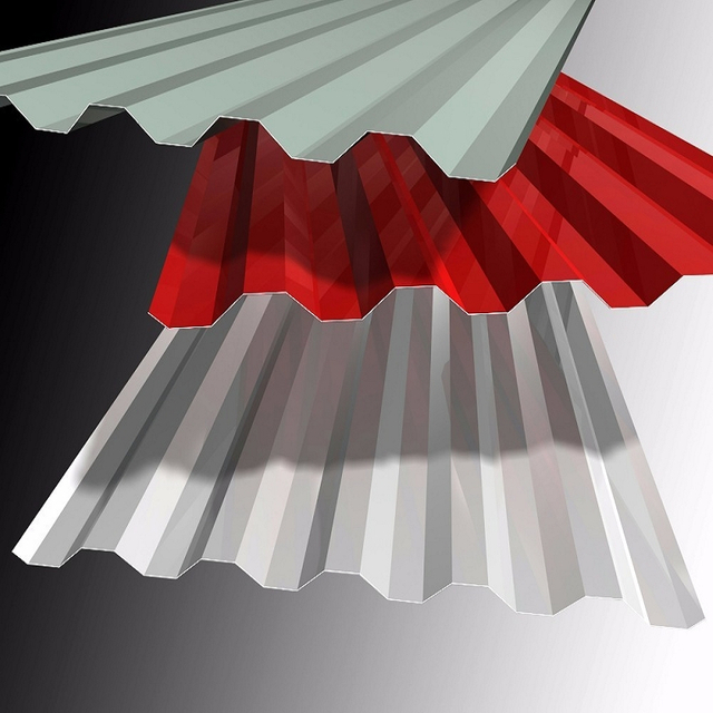 ورقة ملونة ورقة البناء الصلب