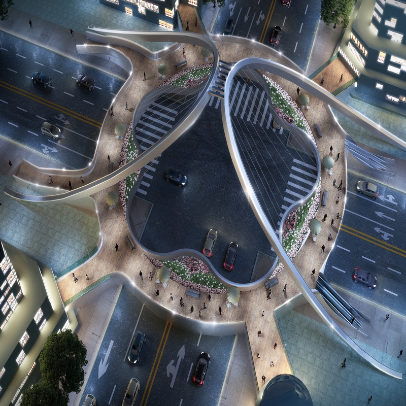 مشروع الجسر الإطار هيكل الصلب Zhongjie