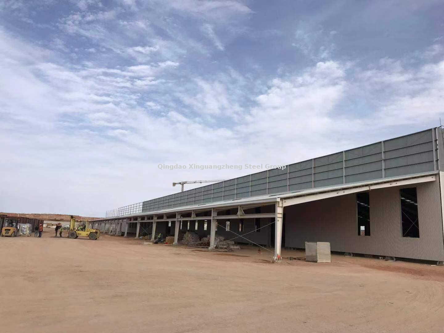 هيكل الصلب البناء