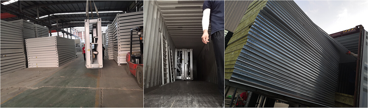 flatpack container حاوية مسطحة
