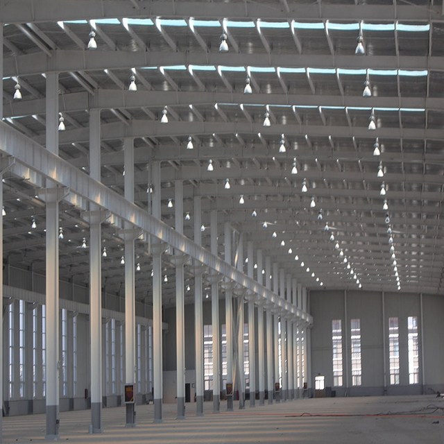 ISO 3 Stoly Industrial Steel Building منحدر واحد