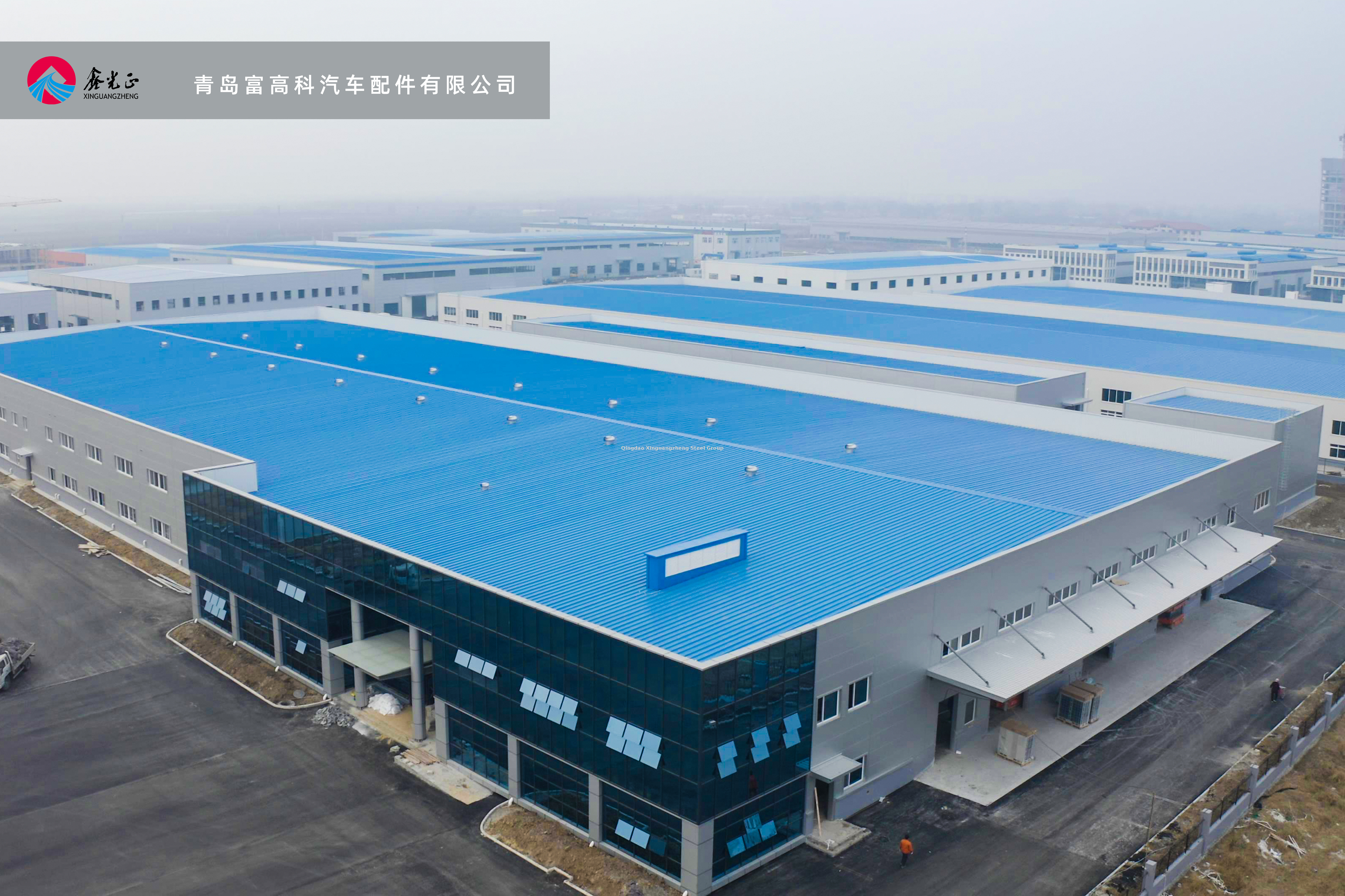 عمل سقيفة ببنية فولاذية عريضة عريضة مسبقة الصلب (1)