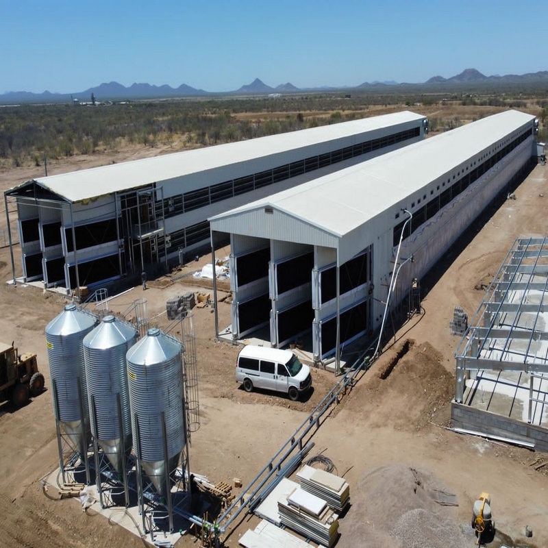 المكسيك مجلفن بلفاب طبقة الصلب بناء منزل مع أقفاص